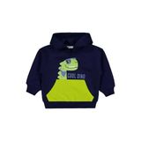 Civil Dino Baskılı Erkek Çocuk Sweatshirt, 5-6 Yaş, 19407250525W1, Lacivert, erkek-çocuk