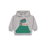 Civil Dino Baskılı Erkek Çocuk Sweatshirt Gri 3-4 Yaş, 5-6 Yaş, 19407250525W1, Grimelanj, erkek-çocuk
