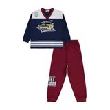 Civil Erkek Çocuk Araba Baskılı Pijama Takımı 9-10 Yaş, 9-10 Yaş, 22D94161225W1, Lacivert, erkek-çocuk