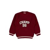 Civil Erkek Çocuk Champ Nakışlı Kazak, 9-10 Yaş, 45U53523625W1-BRD-9, Bordo, Erkek Çocuklar