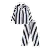 Civil Erkek Çocuk Çizgili Pijama Takımı, 2-3 Yaş, 22D94515725W1, Lacivert, erkek-çocuk