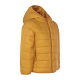 Civil Erkek Çocuk Ray Desenli Parlak Mont, 8-9 Yaş, 21L4425M625W2, Hardal, Erkek Çocuklar