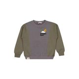 Civil Every Day Yıldız Baskılı Erkek Çocuk Sweatshirt, 6-7 Yaş, 19785315125W1, Haki, erkek-çocuk