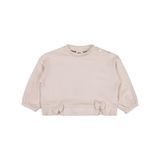 Civil Fiyonklu 6-18 Ay Bej Bebek Sweatshirt
