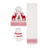 Civil Girls 6-9 Yaş Atkı Bere Eldiven Set -, Standart, 24243104325W1, Ekru, Kız Çocuklar