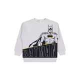 Civil Girls Batman Baskılı Kız Çocuk Sweatshirt, Beyaz, 6-7 Yaş