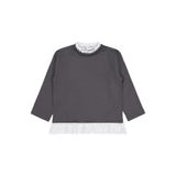 Civil Girls Brodeli 6-9 Yaş Sweatshirt - Gri, 7-8 Yaş, 19330J45925W2-ANT-7, Antrasit, kız-çocuk