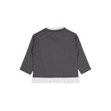 Civil Girls Brodeli Sweatshirt Gri, 2-3 Yaş, 19330J45925W1-ANT-2, Antrasit, kız-çocuk