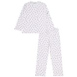 Civil Girls Çiçek Desenli 6-9 Yaş Pijama Takımı - Ekru 6-7 Yaş