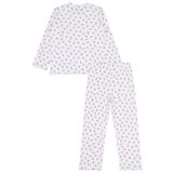 Civil Girls Çiçek Desenli 6-9 Yaş Pijama Takımı - Ekru 8-9 Yaş