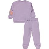 Civil Girls Çiçek Nakışlı 2-5 Yaş Eşofman Takımı - Lila - 5 - 6 Yaş