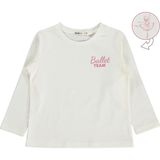 Civil Girls Civil Kız Çocuk Ballet Team Baskılı Sweatshirt | Okul Kreş ve Günlük Kullanım - Ekru - Ekru-ER33 - 3 - 4 Yaş