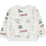 Civil Girls Civil Kız Çocuk Best Ever Baskılı Sweatshirt | 2 Ip Uzun Kol | Okul Kreş ve Günlük Kullanım - Ekru - Ekru-ER33 - 9 - 10 Yaş