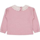 Civil Girls Civil Kız Çocuk Çizgili Sweatshirt Gül Kurusu Renk Truvakar Kol 6-9 Yaş Regular Fit - 6 Yaş