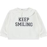 Civil Girls Civil Kız Çocuk Kaşkorse Yakalı Sweatshirt | 3 Ip Uzun Kol Bebe Yaka | Okul Kreş ve Günlük Kullanım - Ekru - Ekru-ER33 - 9 - 10 Yaş