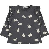 Civil Girls Civil Kız Çocuk Tavşan Desenli Sweatshirt | Likralı Süprem Şardonlu | Okul Kreş ve Günlük Kullanım - Gri - Mor - Antrasit - 4 - 5 Yaş