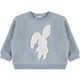 Civil Girls Civil Kız Çocuk Tavşan Nakışlı Sweatshirt | 3 Ip Uzun Kol | Okul Kreş ve Günlük Kullanım - Mavi - Mavi-3 - 3 - 4 Yaş