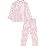 Civil Girls Çizgili 10-13 Yaş Pijama Takımı - Pembe 12-13 Yaş