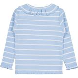 Civil Girls Çizgili 2-5 Yaş Sweatshirt - Mavi - 3 - 4 Yaş