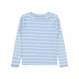 Civil Girls Çizgili 6-9 Yaş Sweatshirt - Mavi 6-7 Yaş