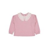 Civil Girls Çizgili 6-9 Yaş Sweatshirt - Pembe 8-9 Yaş, 9-10 Yaş, 19330J45225W2, Gül Kurusu, kız-çocuk
