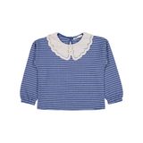 Civil Girls Çizgili 6-9 Yaş Sweatshirt - Yeşil 7-8 Yaş