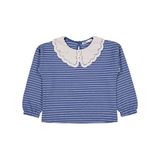 Civil Girls Çizgili 6-9 Yaş Sweatshirt - Yeşil 8-9 Yaş