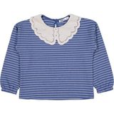Civil Girls Çizgili 6-9 Yaş Sweatshirt - Yeşil - Petrol - 8 - 9 Yaş