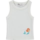 Civil Girls Denizkızı Baskılı Crop Atlet 2-5 Yaş Tişört - Kırık Beyaz - 2 - 3 Yaş