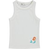Civil Girls Denizkızı Baskılı Crop Atlet 6-9 Yaş Tişört - Kırık Beyaz - 8 - 9 Yaş
