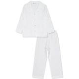 Civil Girls Düz 10-13 Yaş Pijama Takımı - Ekru 13-14 Yaş