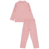 Civil Girls Düz 6-9 Yaş Pijama Takımı - Pudra 9-10 Yaş