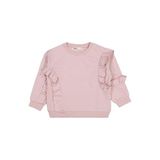 Civil Girls Fırfırlı 2-5 Yaş Sweatshirt - Pembe, 2-3 Yaş, 19330J45825W1, Açık Gül Kurusu, kız-çocuk