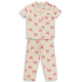 Civil Girls Fiyonk Desenli 2-5 Yaş Pijama Takımı - Fil Dişi