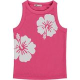 Civil Girls Hibiskus Çiçek Baskılı Askılı 10-13 Yaş Tişört - Fusya - Fuşya - 12 - 13 Yaş
