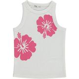 Civil Girls Hibiskus Çiçek Baskılı Askılı 10-13 Yaş Tişört - Kırık Beyaz - 12 - 13 Yaş