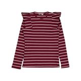 Civil Girls İnce Çizgili 10-13 Yaş Sweatshirt - Bordo 10-11 Yaş