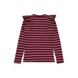 Civil Girls İnce Çizgili 10-13 Yaş Sweatshirt - Bordo 13-14 Yaş