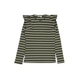 Civil Girls İnce Çizgili Kız Çocuk Sweatshirt, 13-14 Yaş, 19330J50025W1, Haki, kız-çocuk