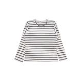 Civil Girls Kalın Çizgili 10-13 Yaş Sweatshirt -, 12-13 Yaş, 19330J50625W1, Ekru, kız-çocuk
