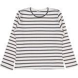 Civil Girls Kalın Çizgili 10-13 Yaş Sweatshirt - Ekru - 12 - 13 Yaş