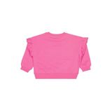 Civil Girls Kalpli Unicorn Baskılı Sweatshirt, 5-6 Yaş, 19330J47025W1-KPE-5, Koyu Pembe, kız-çocuk