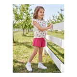 Civil Girls Kiraz Desenli Kız Çocuk Takımı, Ekru, 5-6 Yaş