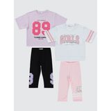 Civil Girls Kız Çocuk 2'li Takım Set 6-9 Yaş Standart - 6 - 7 Yaş - Renkli