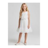 Civil Girls Kız Çocuk Abiye Elbise 37922100425S1, Kırık Beyaz, 7-8 Yaş