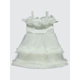 Civil Girls Kız Çocuk Abiye Elbise 37L31195125S1, Kırık Beyaz, 2-3 Yaş