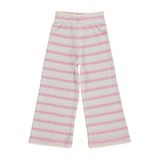 Civil Girls Kız Çocuk Bol Paça Pantolon, Çizgili, Pembe, 7-8 Yaş