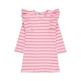 Civil Girls Kız Çocuk Çizgili Elbise, 6-7 Yaş, 26330J49325W2, Pembe, Kız Çocuklar