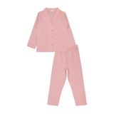 Civil Girls Kız Çocuk Düz Pijama Takımı, 7-8 Yaş, 22785210725W1, Pudra, kız-çocuk