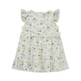 Civil Girls Kız Çocuk Elbise 26005292424S1, Sarı, 5-6 Yaş